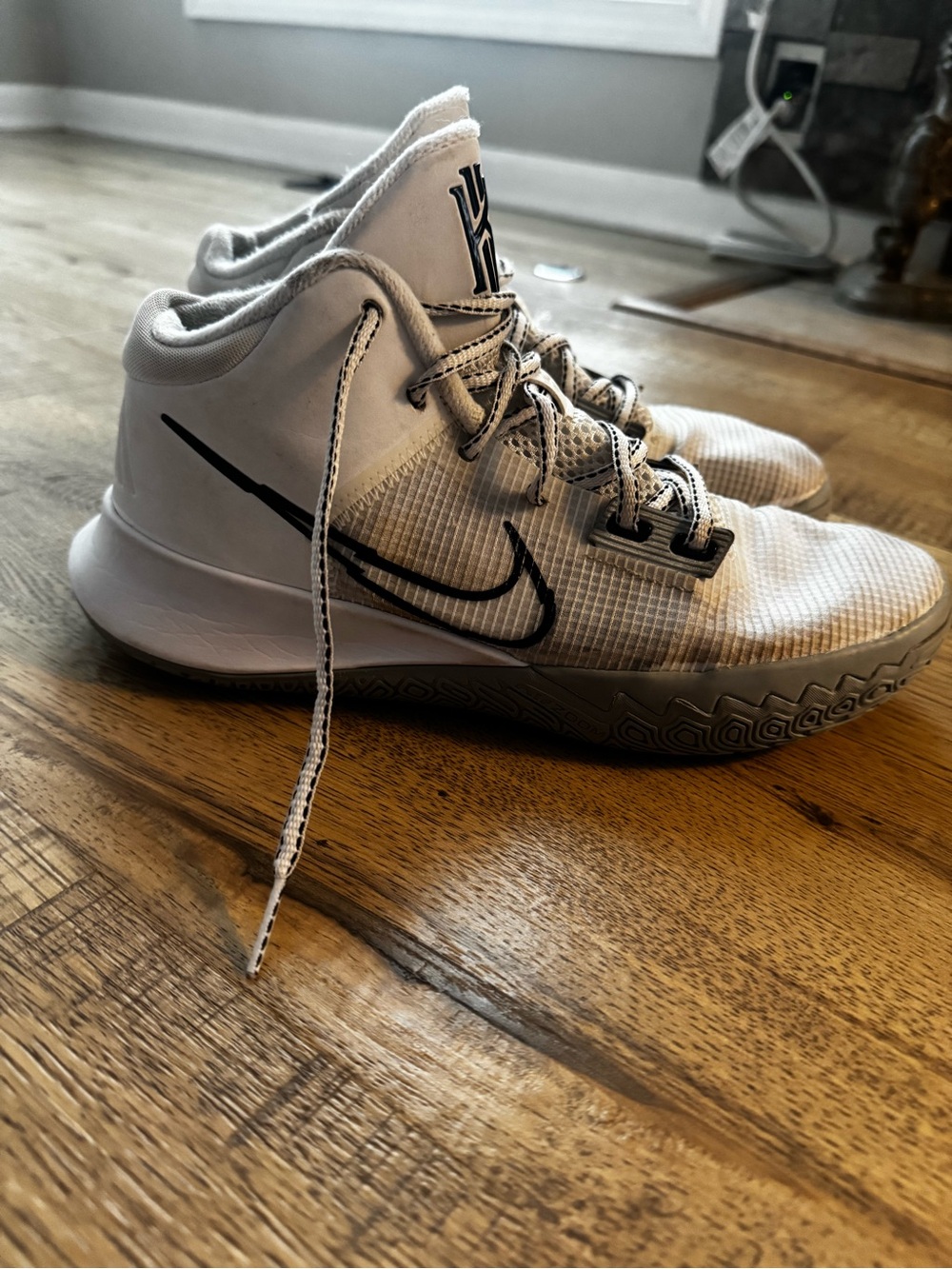 Nike Men’s Basketball Shoes - White with Black Accents